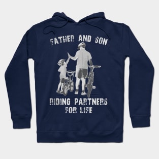 Father and son riding partners for life Hoodie